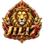 JILI7 crowned lion logo